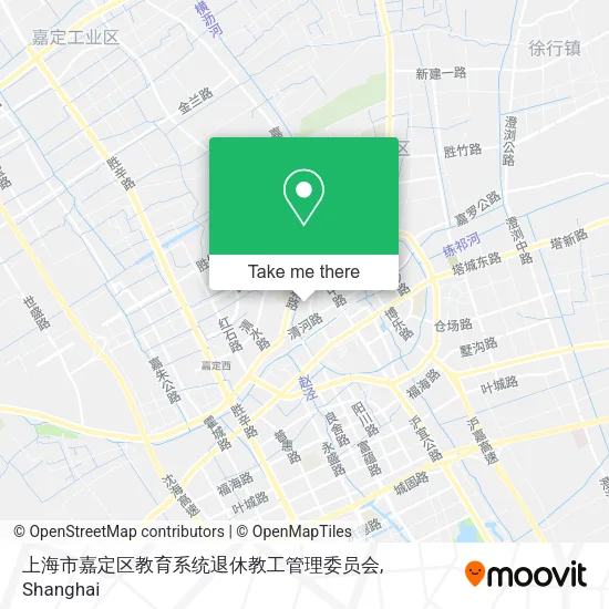 上海市嘉定区教育系统退休教工管理委员会 map
