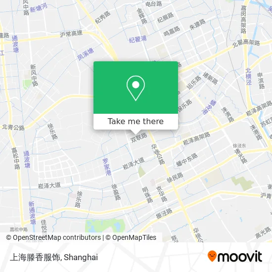 上海滕香服饰 map