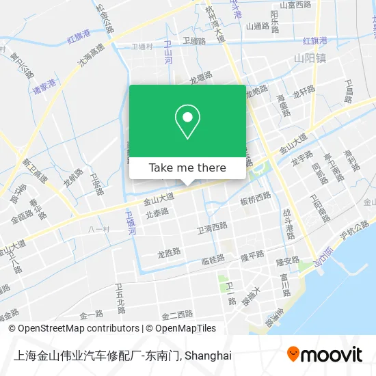 上海金山伟业汽车修配厂-东南门 map