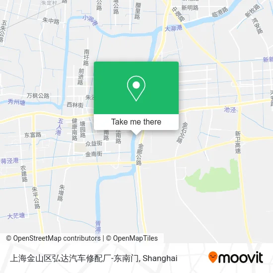 上海金山区弘达汽车修配厂-东南门 map