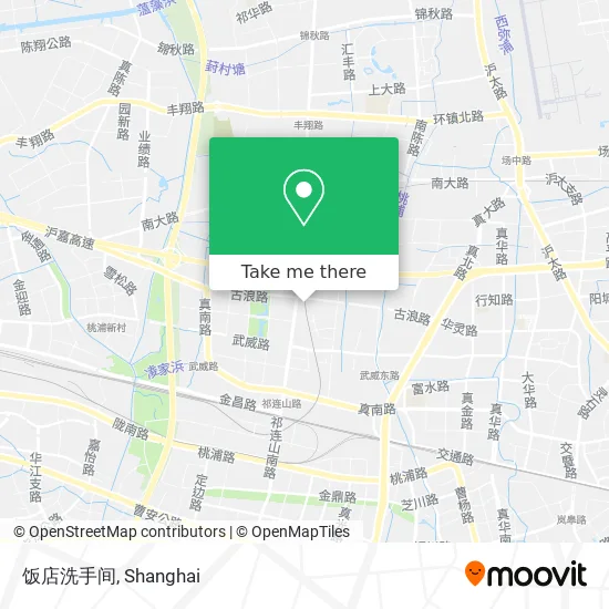 饭店洗手间 map
