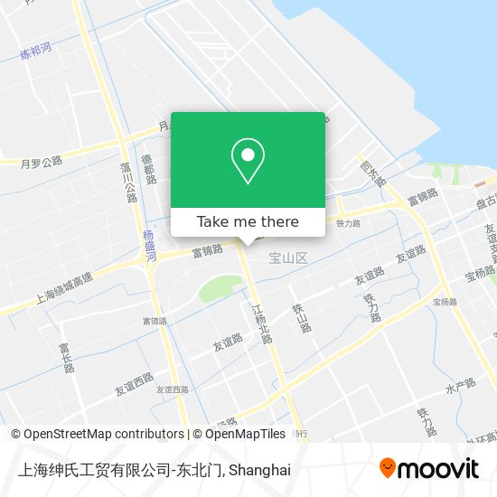 上海绅氏工贸有限公司-东北门 map