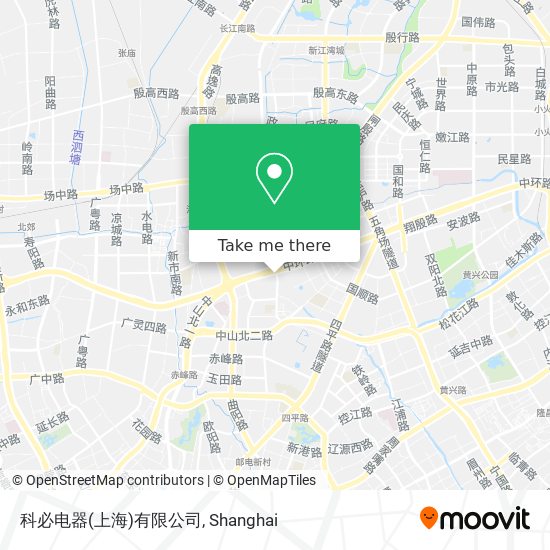 科必电器(上海)有限公司 map