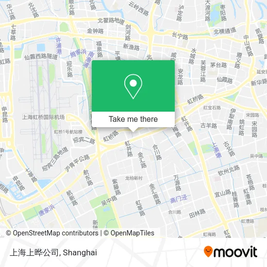 上海上晔公司 map