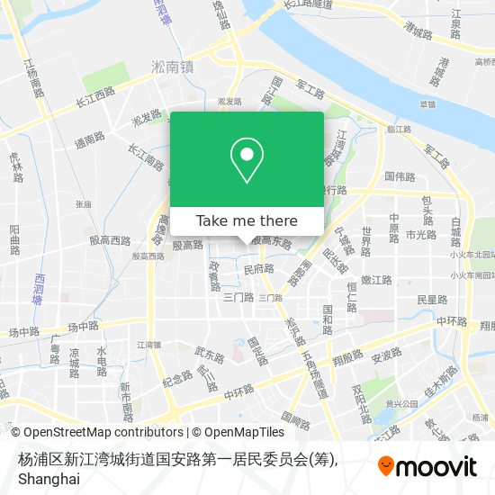 杨浦区新江湾城街道国安路第一居民委员会(筹) map