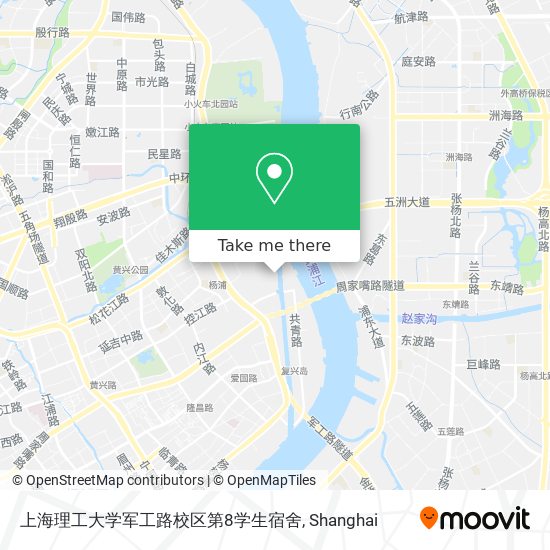 上海理工大学军工路校区第8学生宿舍 map