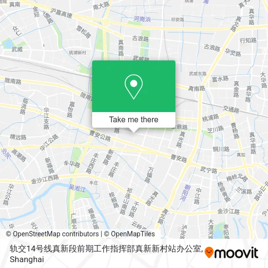 轨交14号线真新段前期工作指挥部真新新村站办公室 map