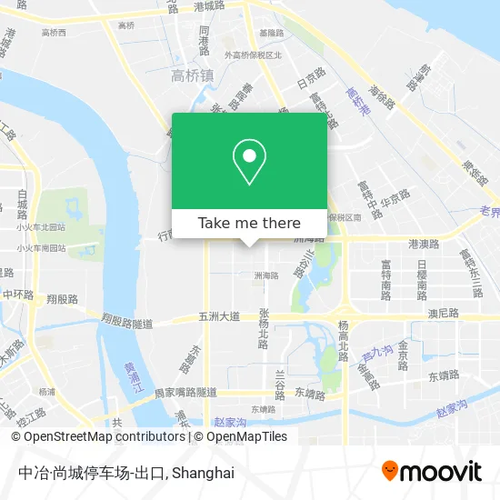 中冶·尚城停车场-出口 map