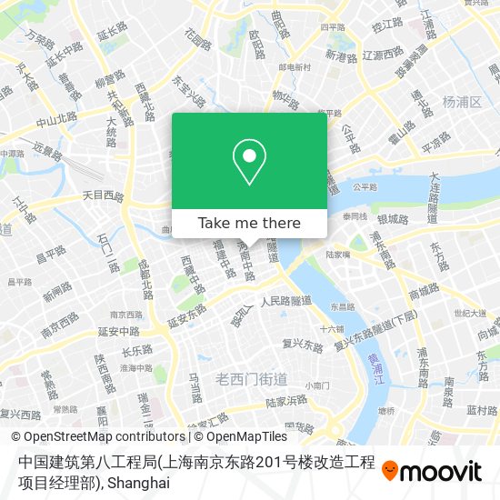 中国建筑第八工程局(上海南京东路201号楼改造工程项目经理部) map