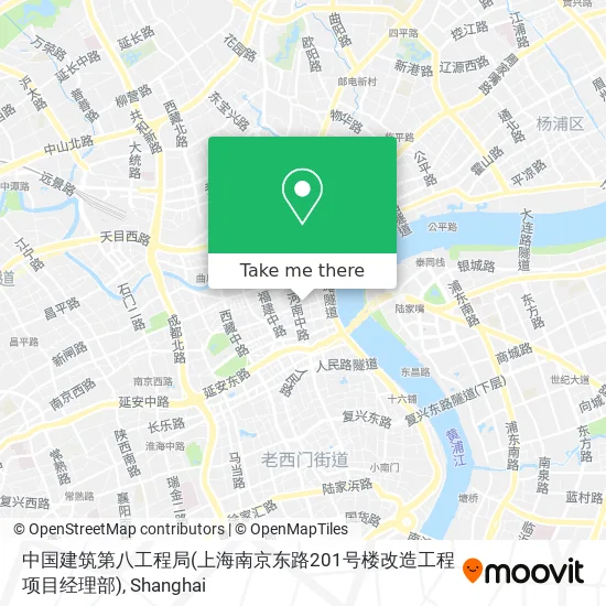 中国建筑第八工程局(上海南京东路201号楼改造工程项目经理部) map