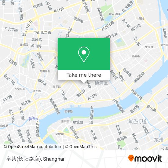 皇茶(长阳路店) map