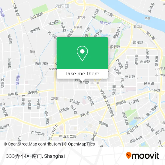 333弄小区-南门 map