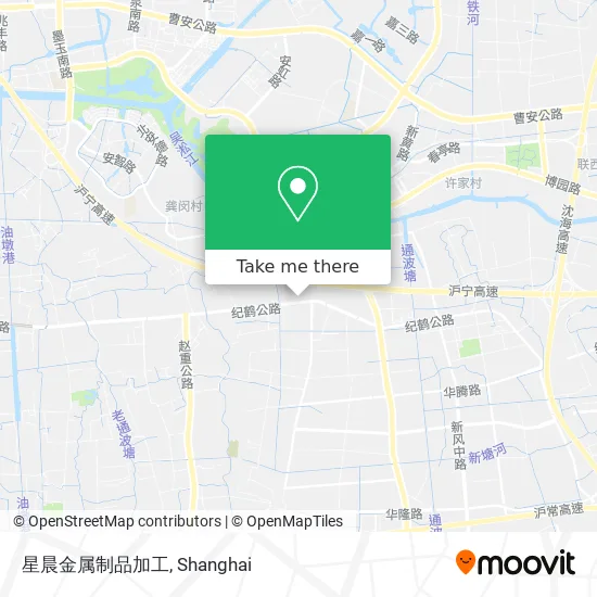 星晨金属制品加工 map