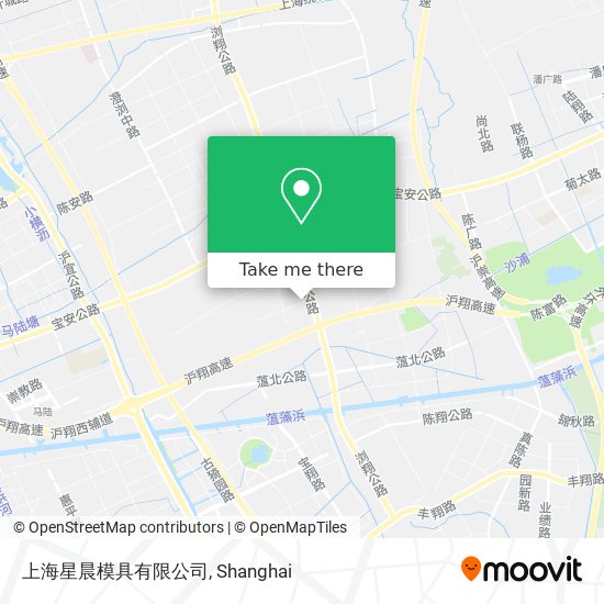 上海星晨模具有限公司 map