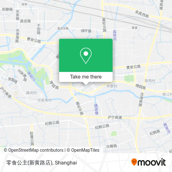 零食公主(新黄路店) map