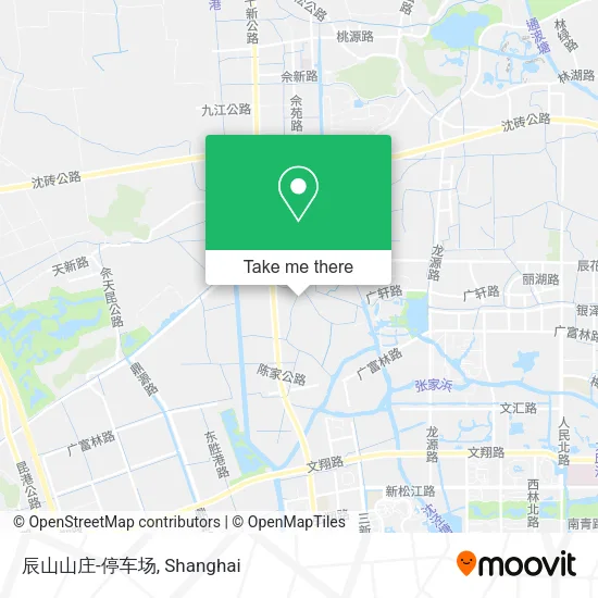 辰山山庄-停车场 map