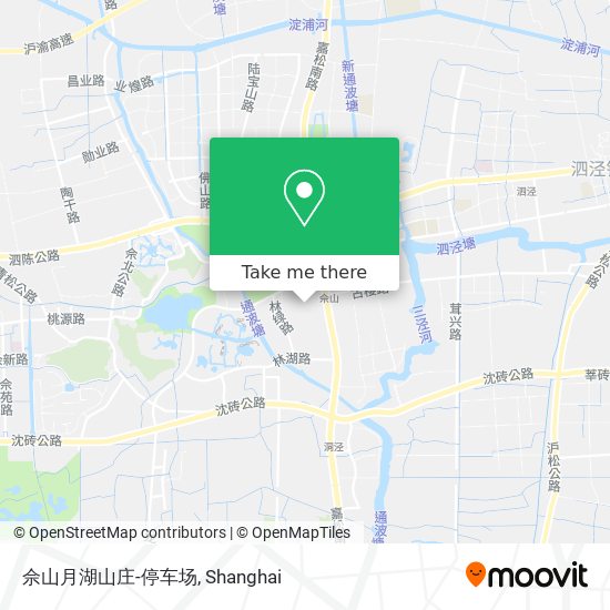 佘山月湖山庄-停车场 map