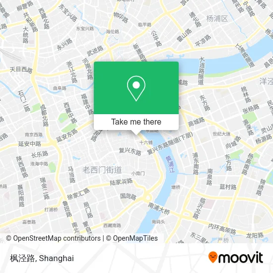 枫泾路 map