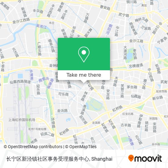 长宁区新泾镇社区事务受理服务中心 map