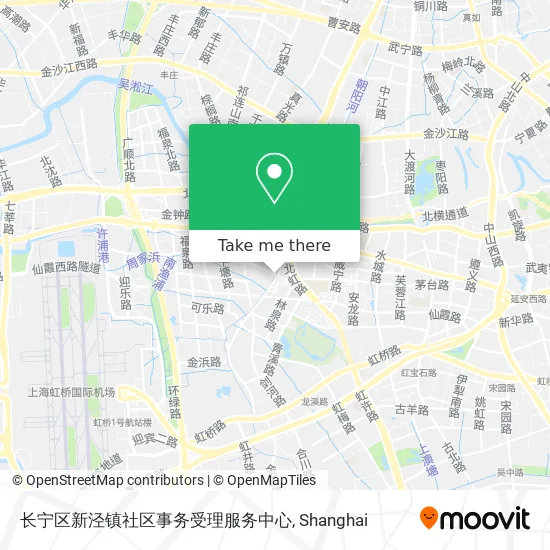长宁区新泾镇社区事务受理服务中心 map