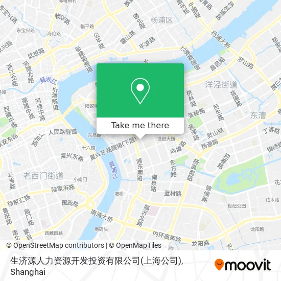 生济源人力资源开发投资有限公司(上海公司) map