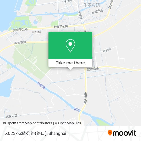 X023/沈砖公路(路口) map