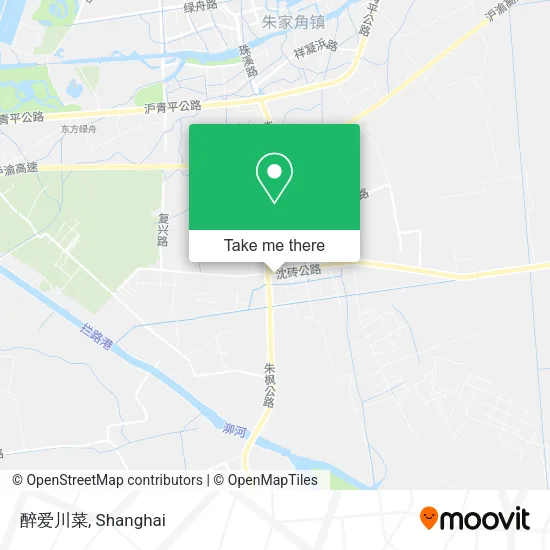 醉爱川菜 map
