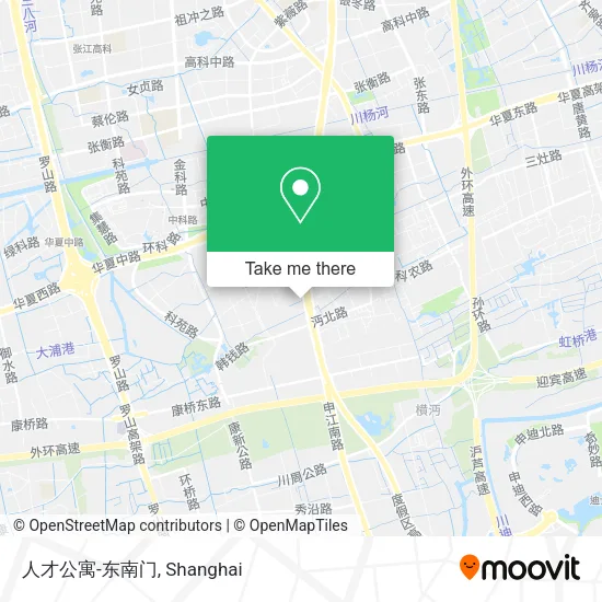 人才公寓-东南门 map
