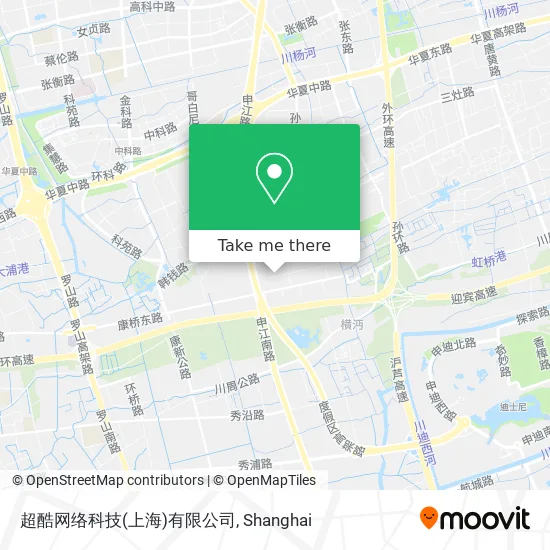超酷网络科技(上海)有限公司 map