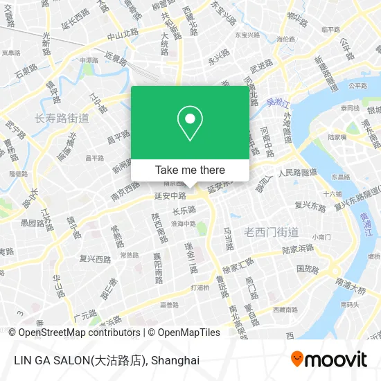 LIN GA SALON(大沽路店) map