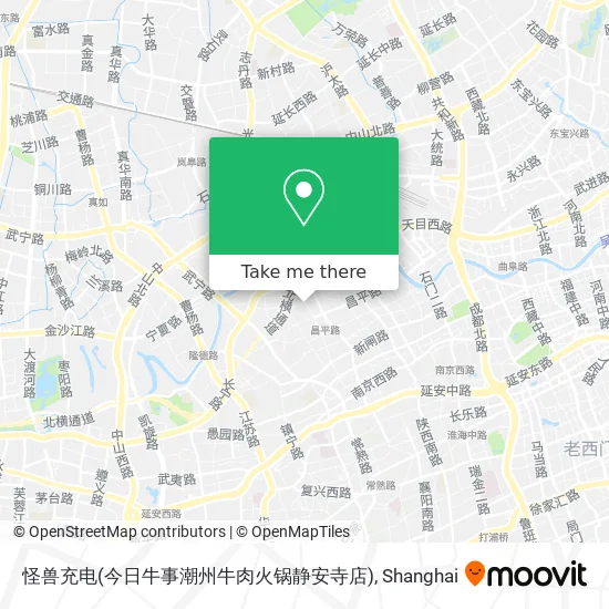 怪兽充电(今日牛事潮州牛肉火锅静安寺店) map