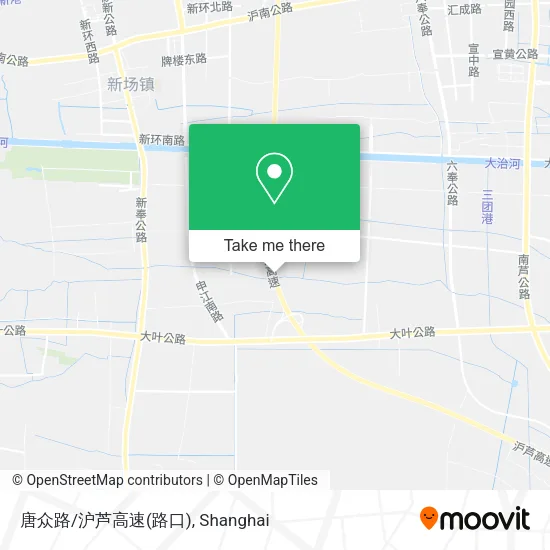 唐众路/沪芦高速(路口) map