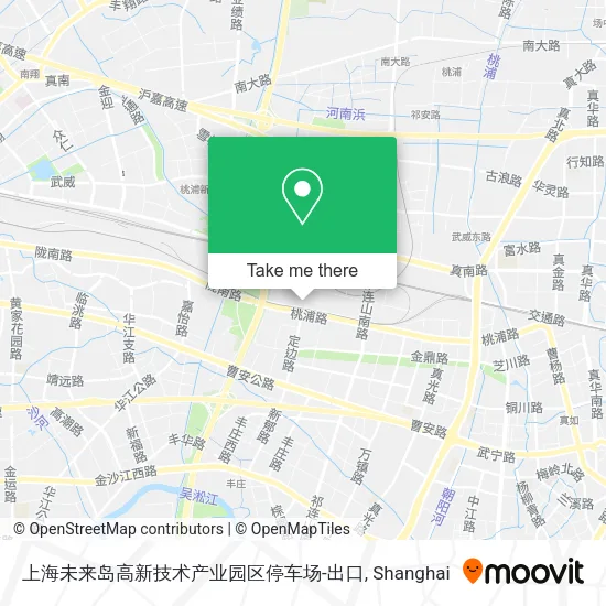 上海未来岛高新技术产业园区停车场-出口 map