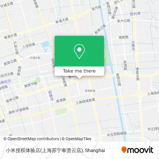 小米授权体验店(上海苏宁奉贤云店) map