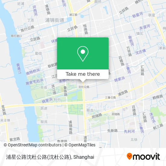 浦星公路沈杜公路 map