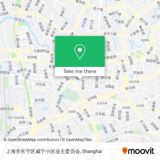 上海市长宁区威宁小区业主委员会 map