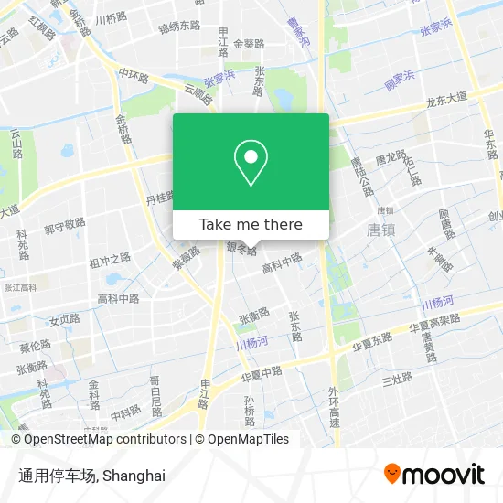通用停车场 map