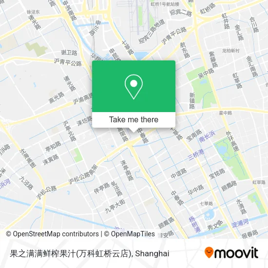 果之满满鲜榨果汁(万科虹桥云店) map