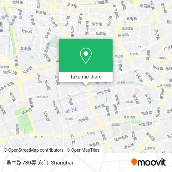 吴中路730弄-东门 map