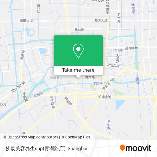 拂韵美容养生sap(青湖路店) map