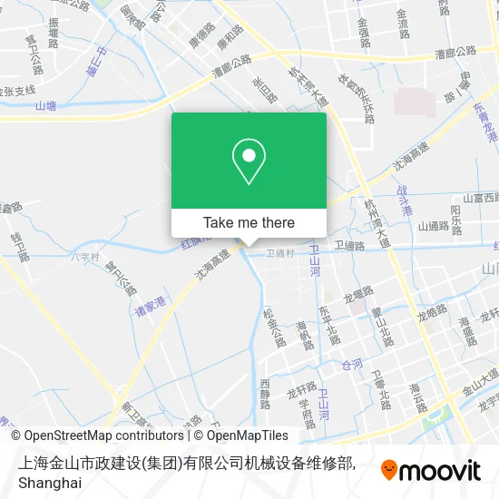 上海金山市政建设(集团)有限公司机械设备维修部 map