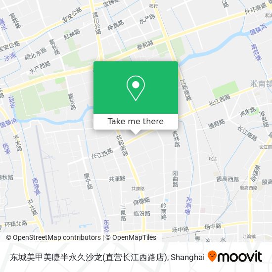 东城美甲美睫半永久沙龙(直营长江西路店) map