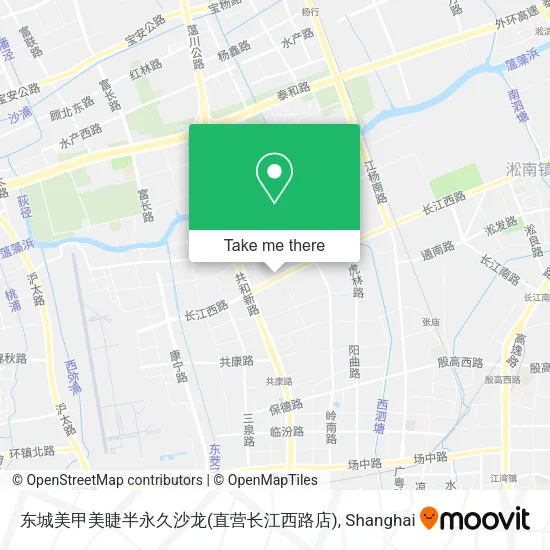 东城美甲美睫半永久沙龙(直营长江西路店) map