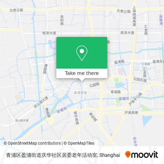 青浦区盈浦街道庆华社区居委老年活动室 map
