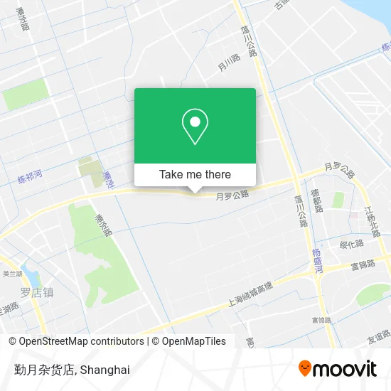 勤月杂货店 map