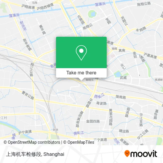 上海机车检修段 map