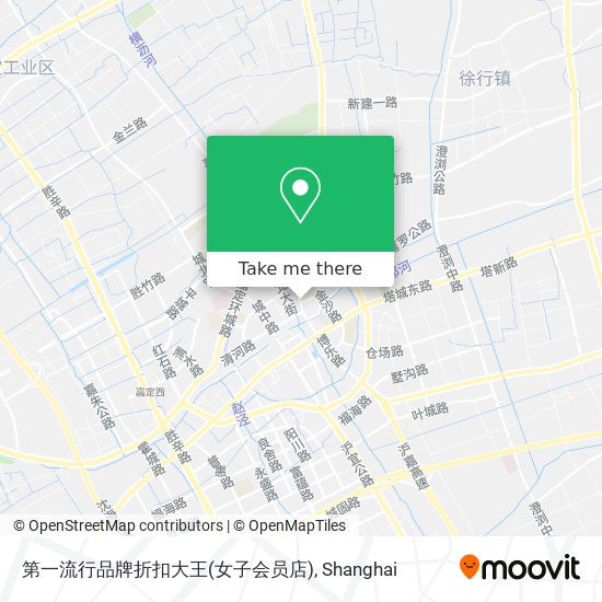 第一流行品牌折扣大王(女子会员店) map