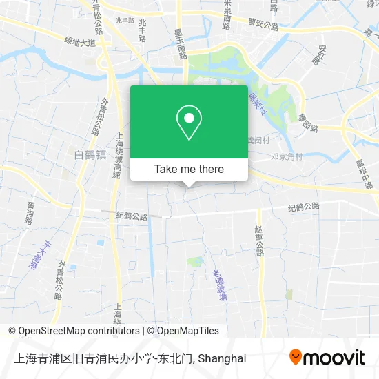 上海青浦区旧青浦民办小学-东北门 map