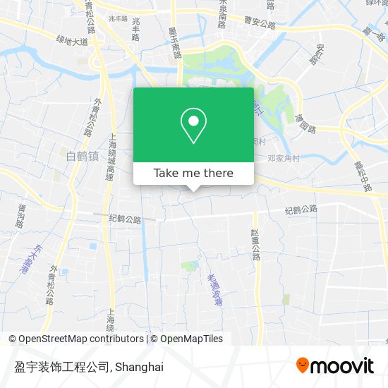 盈宇装饰工程公司 map