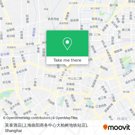 莫泰酒店(上海曲阳商务中心大柏树地铁站店) map